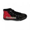 l and R Red and Black Drummers Solid Rock Drumming High-top Sneakers