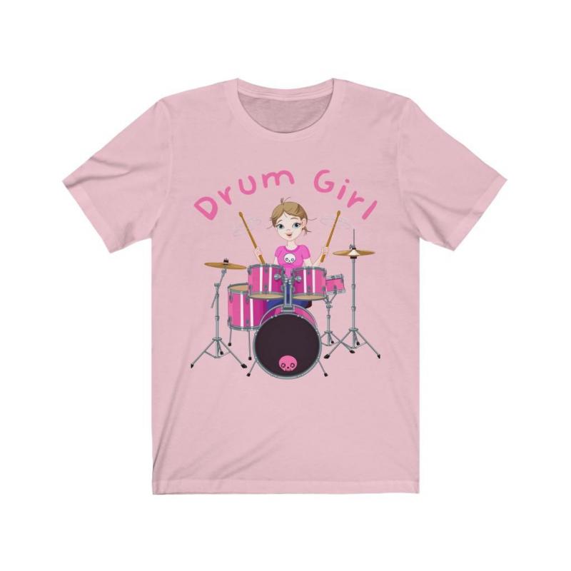 Drum Girl Drummers Short Sleeve Tee