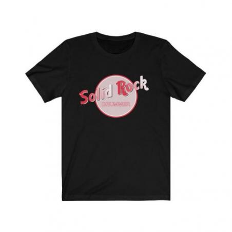 Solid Rock Drummer Logo Drummers Short Sleeve Tee
